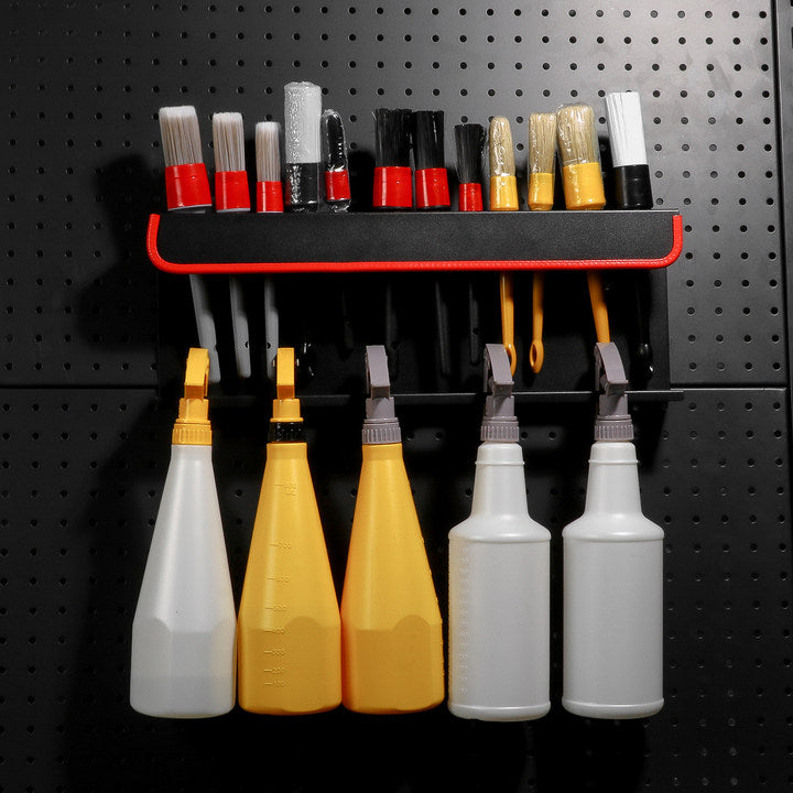 Wall Mounted Brush Stand- Spray Bottle Hanger
