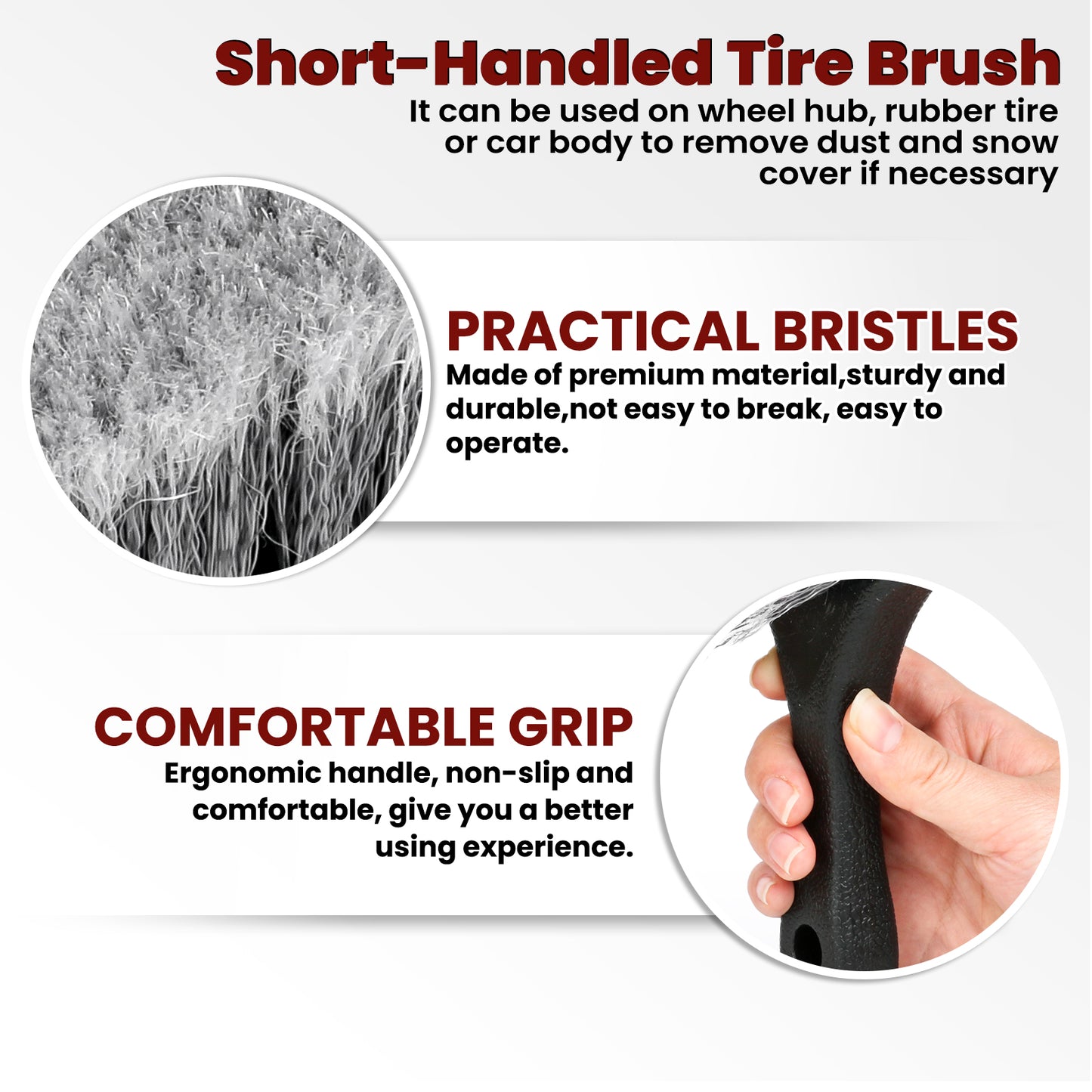 Long Nylon Tire Brush