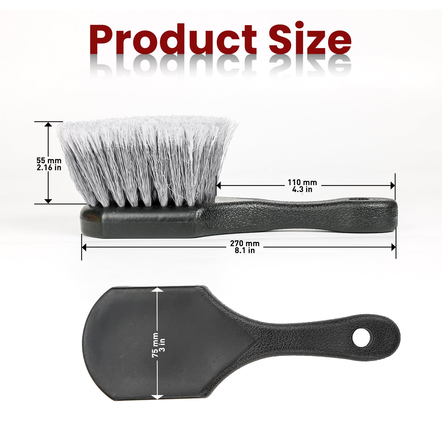 Long Nylon Tire Brush