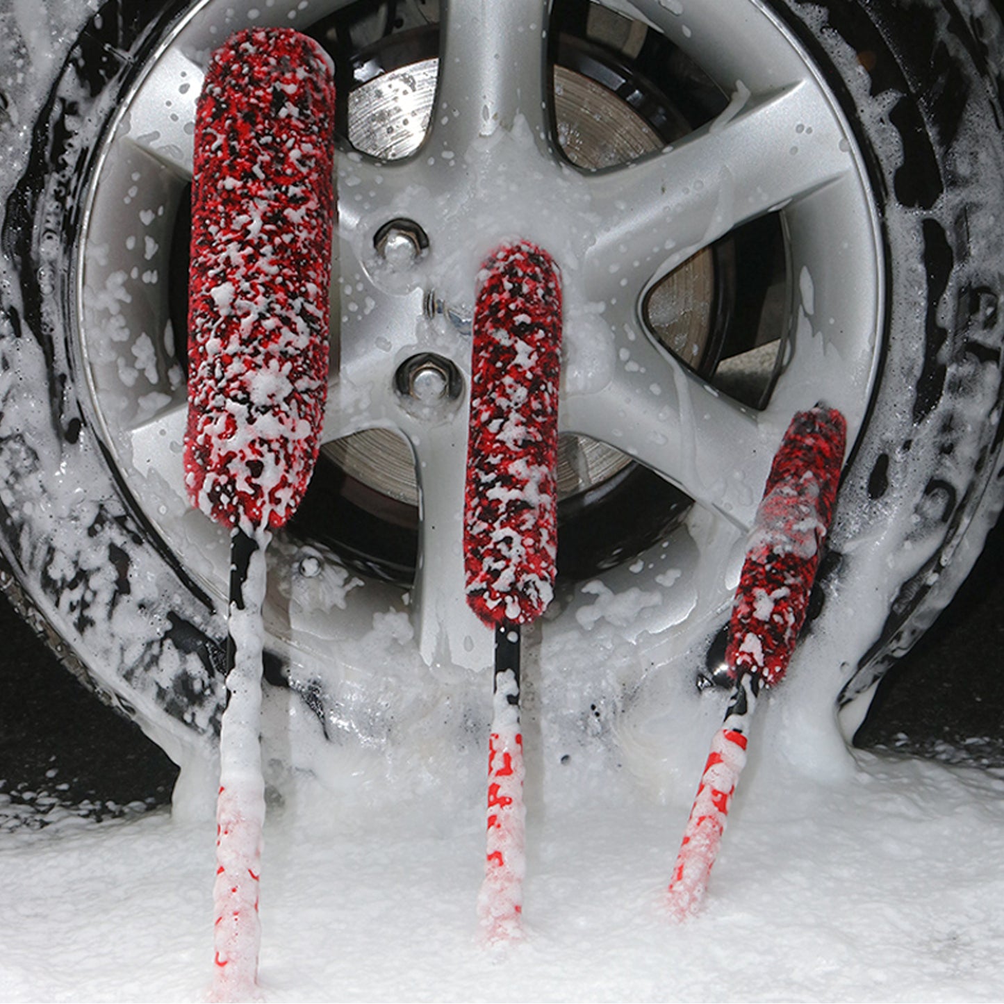 3 PCS Soft Wheel Cleaning Brush