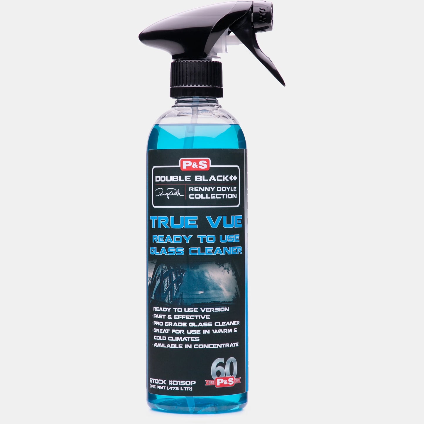 P&S True Vue Ready to Use Glass Cleaner - 16 oz (w/trigger)